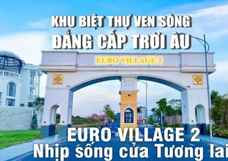 Biệt Thự Euro Village 2, B2.15 2 lô liền kề Đường Giáng Hương 9